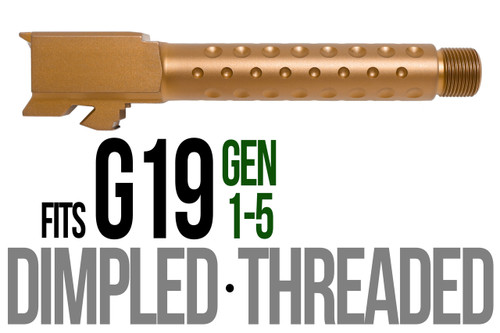Fits Glock 17 New  9mm Match Grade Barrel in Copper