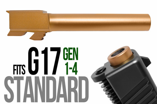 Fits Glock 19 9mm Flush Fit Barrel in Copper