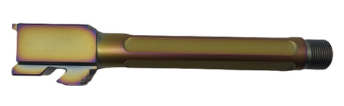 Fits Glock 19 9mm Match 5 Sided Flat Fluted Barrel in Radio Active