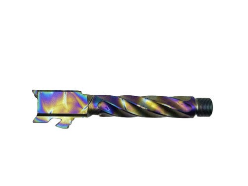 Fits Glock 19 9mm Match Chunky Spiral Fluted Barrel in Python