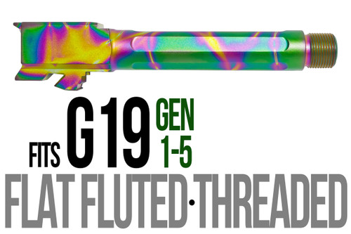 Fits Glock 19 9mm Match Straight Fluted Barrel Threaded in Python