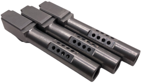 Fits Glock 19 9mm Morse Code Barrel in Naked Stainless