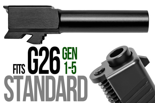 Fits Glock 19 New  9mm Match Barrel in Gold