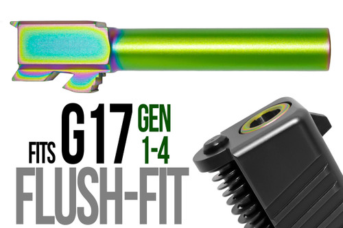 Fits Glock 26  9mm Match Threaded Barrel in Dark Earth