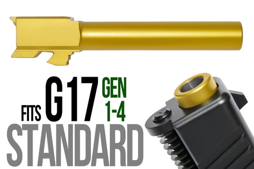 Fits Glock 26 New  9mm Match Barrel threaded in Gold