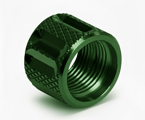 Thread Protector 1/2 x 28 (9mm & .357SIG Barrel) Knurled Straight Fluted in Violet