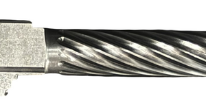 Fits Glock 19 9mm Match Thin Spiral Fluted Barrel Threaded Naked Stainless Steel - Polymer80 Shop