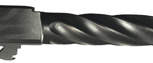 Fits Glock 17 9mm Match 5 Sided Flat Fluted Threaded Barrel in Black - Polymer80 Shop