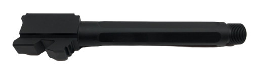 Fits Glock 17 9mm Match Thick Spiral Fluted Barrel in Black - Polymer80 Shop