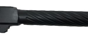 Fits Glock 19 9mm Match Thin Spiral Fluted Barrel in Black - Polymer80 Shop