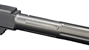Fits Glock 19 9mm Match Diamond Weave Fluted Barrel in Black - Polymer80 Shop