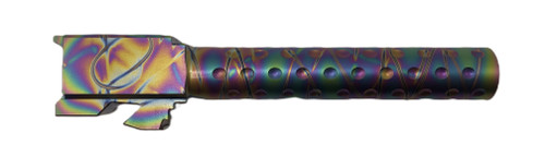Fits Glock 17 9mm Match Golf Ball Dimpled Threaded Barrel in Python - Polymer80 Shop