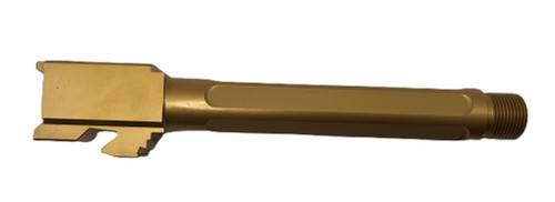 Fits Glock 17 9mm Match Thin Spiral Fluted Threaded Barrel in Radio Active - Polymer80 Shop