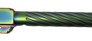 Fits Glock 17 9mm Match Thick Spiral Fluted Barrel in Dark Earth - Polymer80 Shop