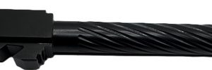Fits Glock 19 9mm Match Chunky Spiral Fluted Barrel in Radio Active - Polymer80 Shop