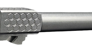 Fits Glock 19 9mm Match Arrow Barrel In Naked Stainless Steel Threaded - Polymer80 Shop