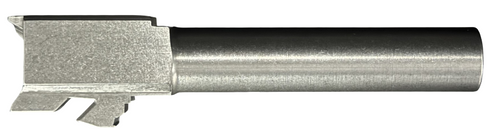 Fits Glock 19 New 9mm Match Grade Barrel Threaded in Naked Stainless Steel - Polymer80 Shop