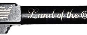 Land Of the Free Logo Combat Armory barrel Fits Glock 19 New 9mm Match Grade Barrel Threaded - Polymer80 Shop