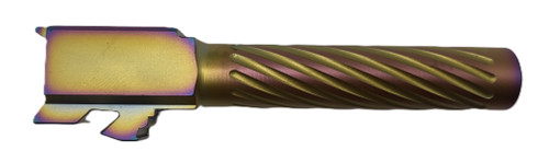 Fits Glock 17 9mm Match Golf Ball Dimpled Barrel in Python - Polymer80 Shop