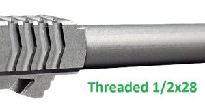 Fits Glock 19 9mm Diamond Weave Barrel in Gold - Polymer80 Shop