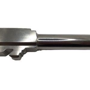 Fits Glock 19 9mm Match Thin Spiral Fluted Barrel Naked Stainless Steel - Polymer80 Shop