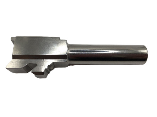 Fits Glock 19 9mm Match Thin Spiral Fluted Barrel Naked Stainless Steel - Polymer80 Shop