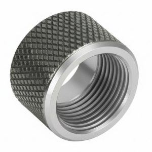 Thread Protector 1/2 x 28 (9mm & .357SIG Barrel) Knurled in Gold - Polymer80 Shop