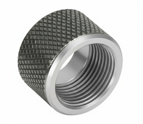 Thread Protector 1/2 x 28 (9mm & .357SIG Barrel) Knurled in Gold - Polymer80 Shop