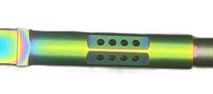 Fits Glock 19 9mm Match Chunky Spiral Fluted Barrel in Dark Earth - Polymer80 Shop