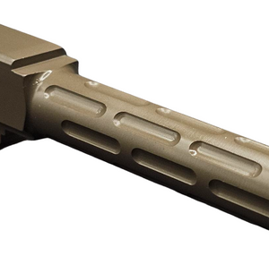 Fits Glock 19 9mm Morse Code Threaded Barrel in Dark Earth - Polymer80 Shop