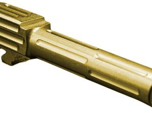 Fits Glock 19 9mm Match Titan 4 Series Threaded Barrel in Gold - Polymer80 Shop