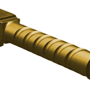 Fits Glock 19 9mm Morse Code Threaded Barrel in Gold - Polymer80 Shop