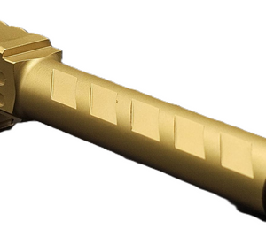 Fits Glock 19 9mm Match Arrow Barrel Threaded in Gold - Polymer80 Shop