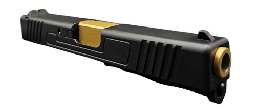 Slide Fits Glock 19 Gen3 Fully Assembled Radius in Black Nitride Threaded - Polymer80 Shop