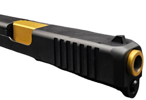 Slide Fits Glock 19 Gen3 Fully Assembled Radius in Gold Threaded - Polymer80 Shop