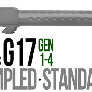 Fits Glock 17 9mm Match Thick Spiral Fluted Barrel in Python - Polymer80 Shop