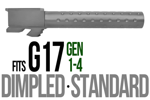 Fits Glock 17 9mm Match Thick Spiral Fluted Barrel in Python - Polymer80 Shop