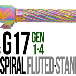 Fits Glock 17 9mm Match Straight Fluted Barrel Threaded in Python - Polymer80 Shop