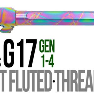 Fits Glock 17 9mm Match 5 Sided Flat Fluted Barrel in Python - Polymer80 Shop