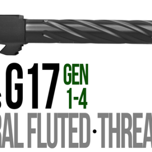 Fits Glock 19 9mm Gen 1-4 Thick Spiral Fluted Barrel Flush Fit in Chameleon - Polymer80 Shop