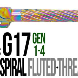 Fits Glock 17 9mm Match Thin Spiral Fluted Barrel in Python - Polymer80 Shop