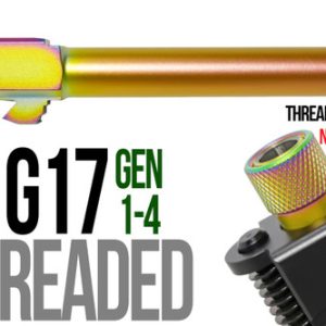 Fits Glock 19  9mm Match Grade Barrel Threaded in Radio Active - Polymer80 Shop
