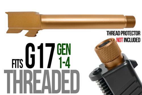 U.S Army Logo Star Combat Armory barrel Fits Glock 19 New 9mm Match Grade Barrel Threaded - Polymer80 Shop