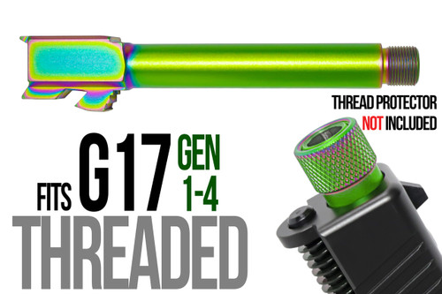 Fits Glock 17 New 9mm Match Grade Barrel in Radio Active - Polymer80 Shop