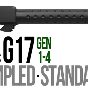 Fits Glock 17 9mm Match Straight Fluted Barrel in Black - Polymer80 Shop