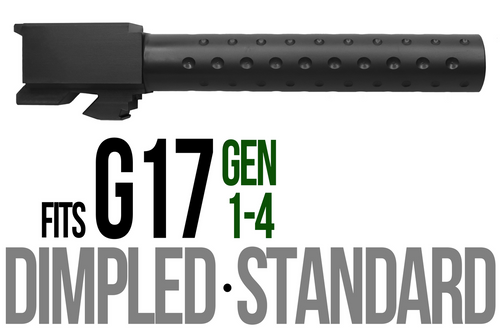 Fits Glock 17 9mm Match Straight Fluted Barrel in Black - Polymer80 Shop