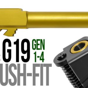 Fits Glock 19 9mm Match Golf Ball Dimpled Barrel - Polymer80 Shop