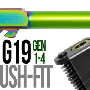 Fits Glock 17 9mm Threaded Barrel in Radio Active - Polymer80 Shop