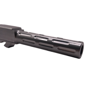 Fits Glock 19 9mm Morse Code Threaded Barrel in Naked Stainless - Polymer80 Shop