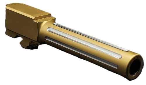 Fits Glock 19 9mm Match Golf Ball Dimpled 2 Tone in Gold - Polymer80 Shop